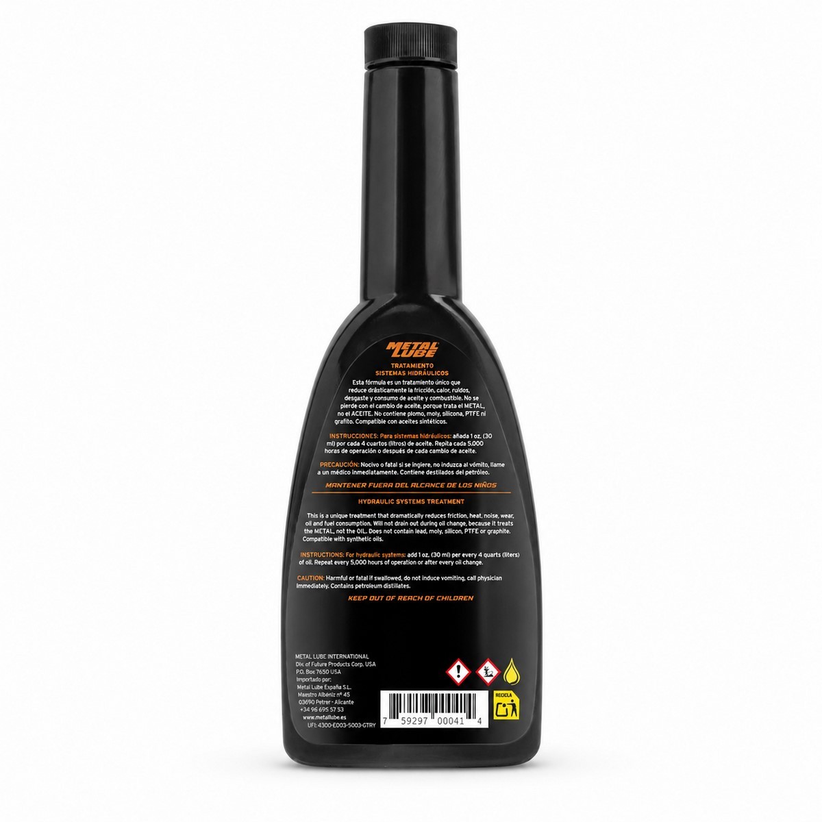 Metal Lube sistemas hidráulicos pesados 946 ml aditivo hidráulico 1