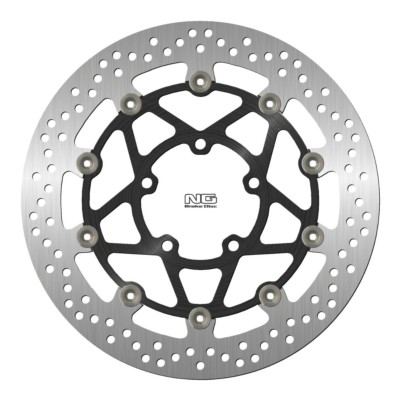 Disco de freno NG BRAKES 320 mm flotante compatible con Triumph Tiger, Speed Triple, Rocket, Scrambler y Speed Twin