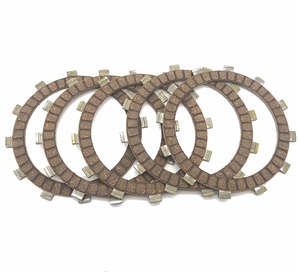 Juego de discos de embrague Minarelli MR6 para Rieju MR80 – 5 discos con 12 patillas