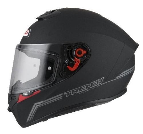 Casco NZI Trendy Solid Nouveau Negro Mate