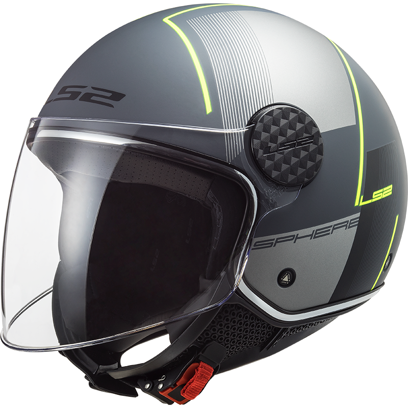 Casco LS2 OF558 SPHERE LUX FIRM NEGRO MATE/TITANIO