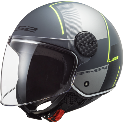 Casco LS2 OF558 SPHERE LUX FIRM NEGRO MATE/TITANIO