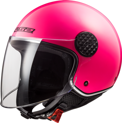 Casco LS2 OF558 SPHERE LUX SOLID ROSA FLUOR