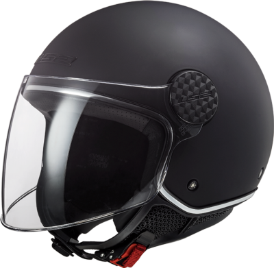 Casco LS2 OF558 SPHERE LUX SOLID NEGRO MATE