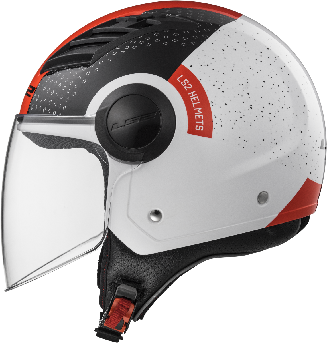 Casco LS2 OF562 AIRFLOW CONDOR BLANCO/NEGRO/ROJO 3