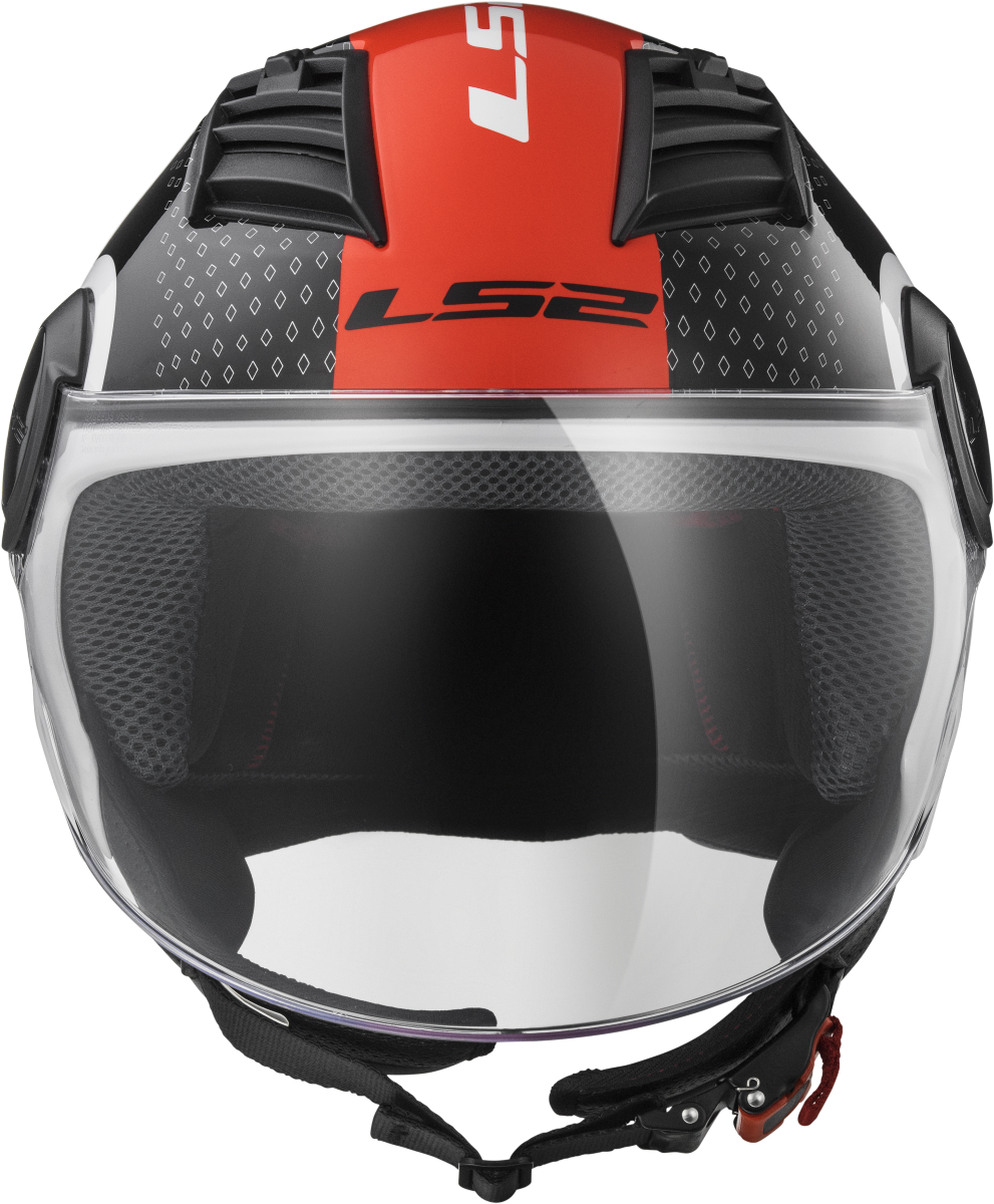 Casco LS2 OF562 AIRFLOW CONDOR BLANCO/NEGRO/ROJO 4