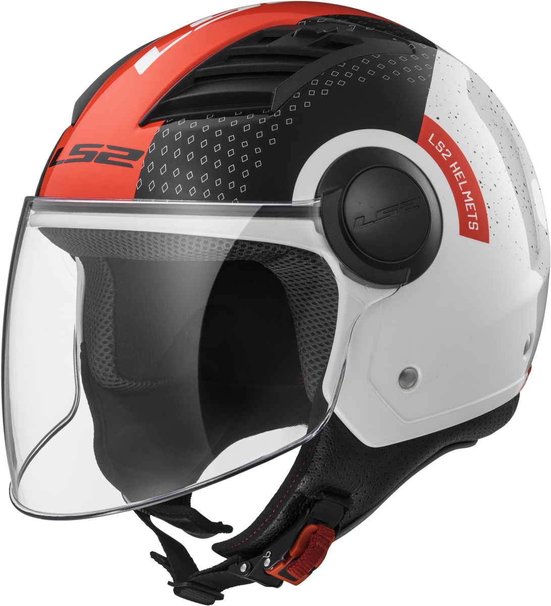 Casco LS2 OF562 AIRFLOW CONDOR BLANCO/NEGRO/ROJO