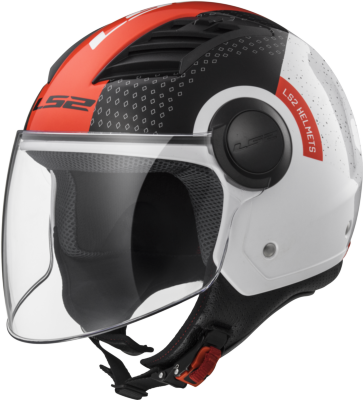 Casco LS2 OF562 AIRFLOW CONDOR BLANCO/NEGRO/ROJO