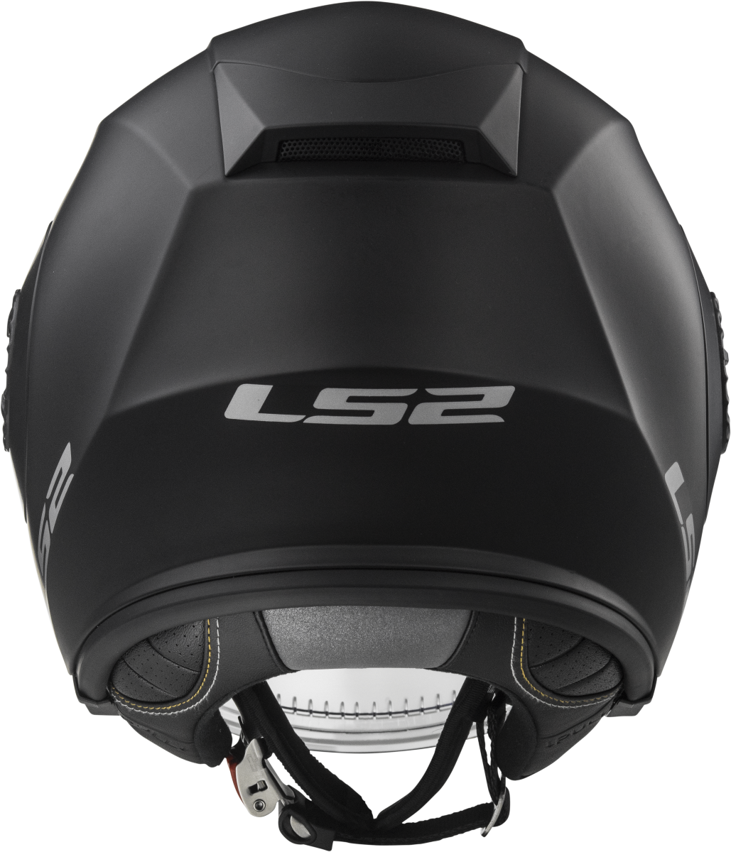 Casco LS2 OF570 VERSO SOLID NEGRO MATE 4