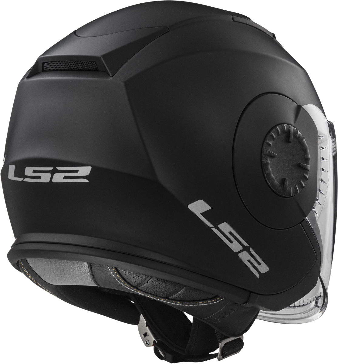 Casco LS2 OF570 VERSO SOLID NEGRO MATE 1