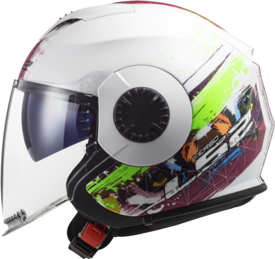 Casco LS2 OF570 VERSO SPRING BLANCO/ROSA