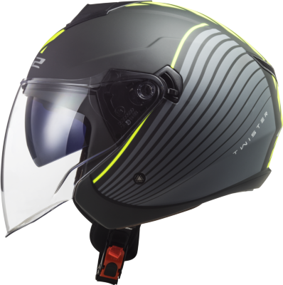 Casco LS2 OF573 TWISTER II LUNA NEGRO MATE/TITANIO