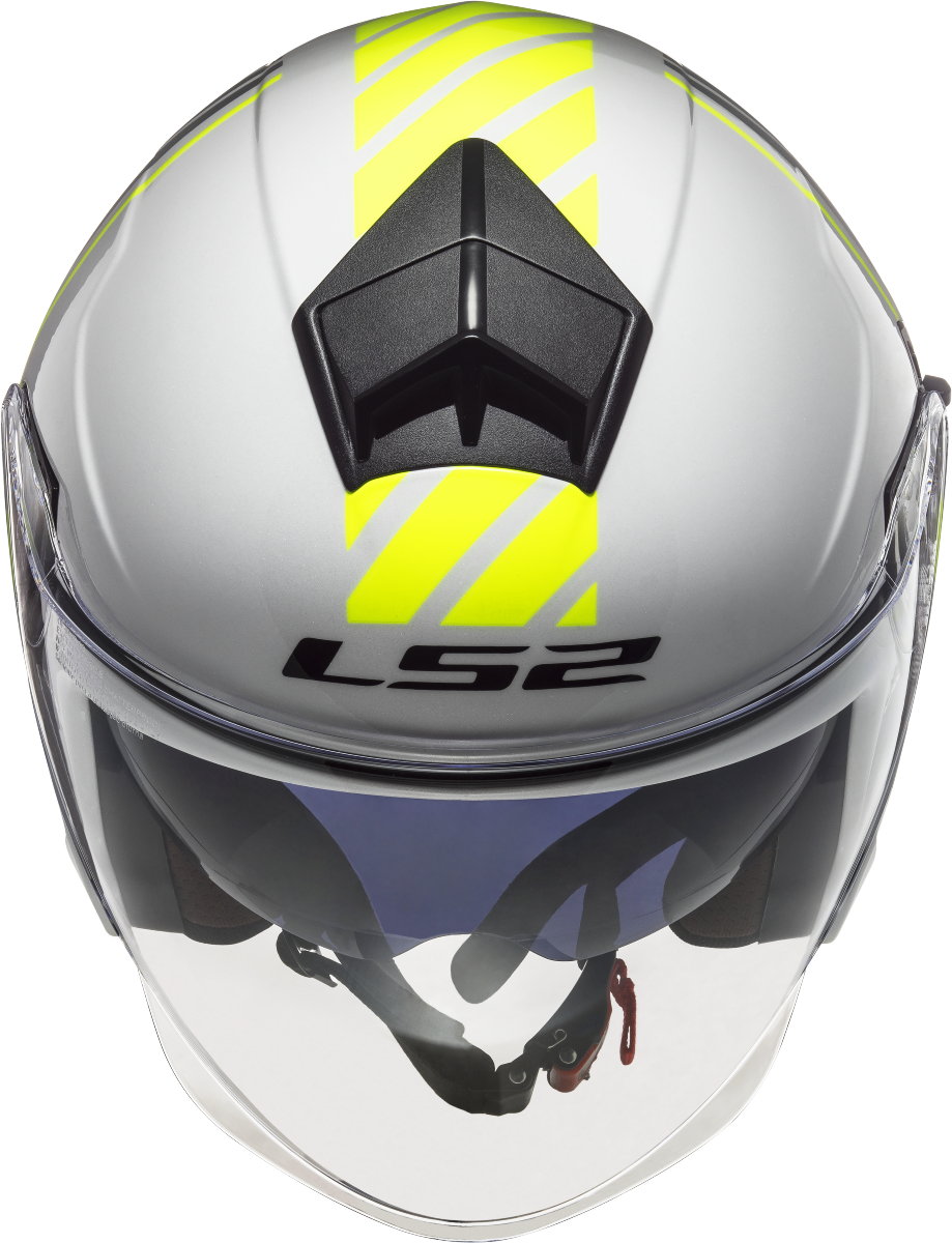 Casco LS2 OF573 TWISTER II LUNA BLANCO/PLATA 3