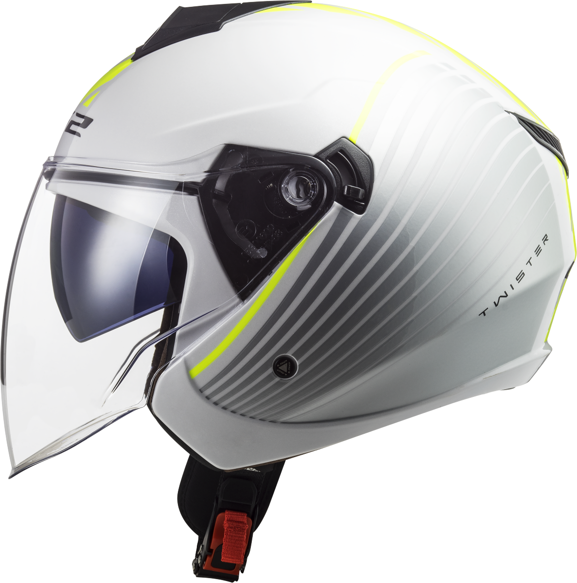 Casco LS2 OF573 TWISTER II LUNA BLANCO/PLATA