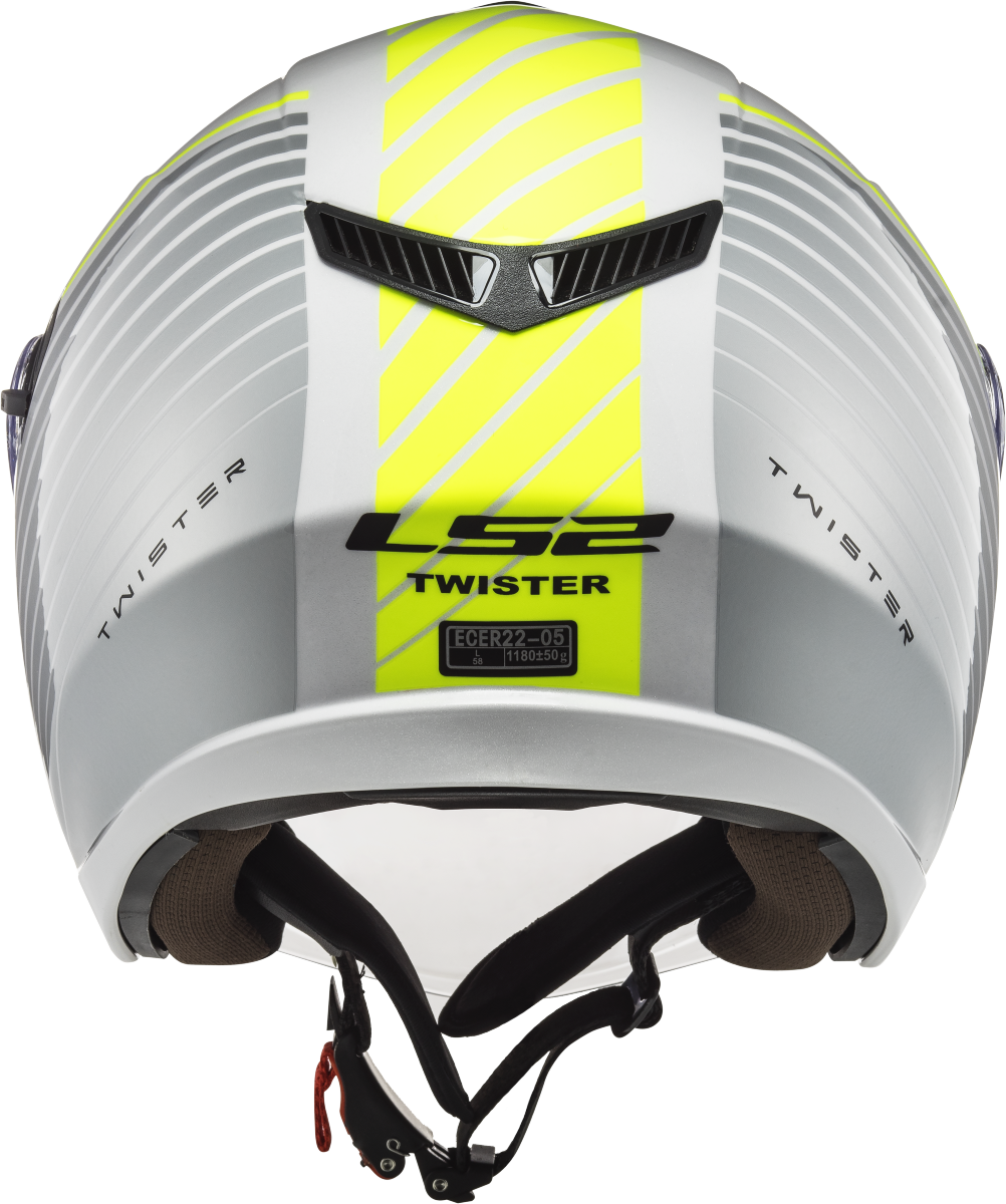 Casco LS2 OF573 TWISTER II LUNA BLANCO/PLATA 1