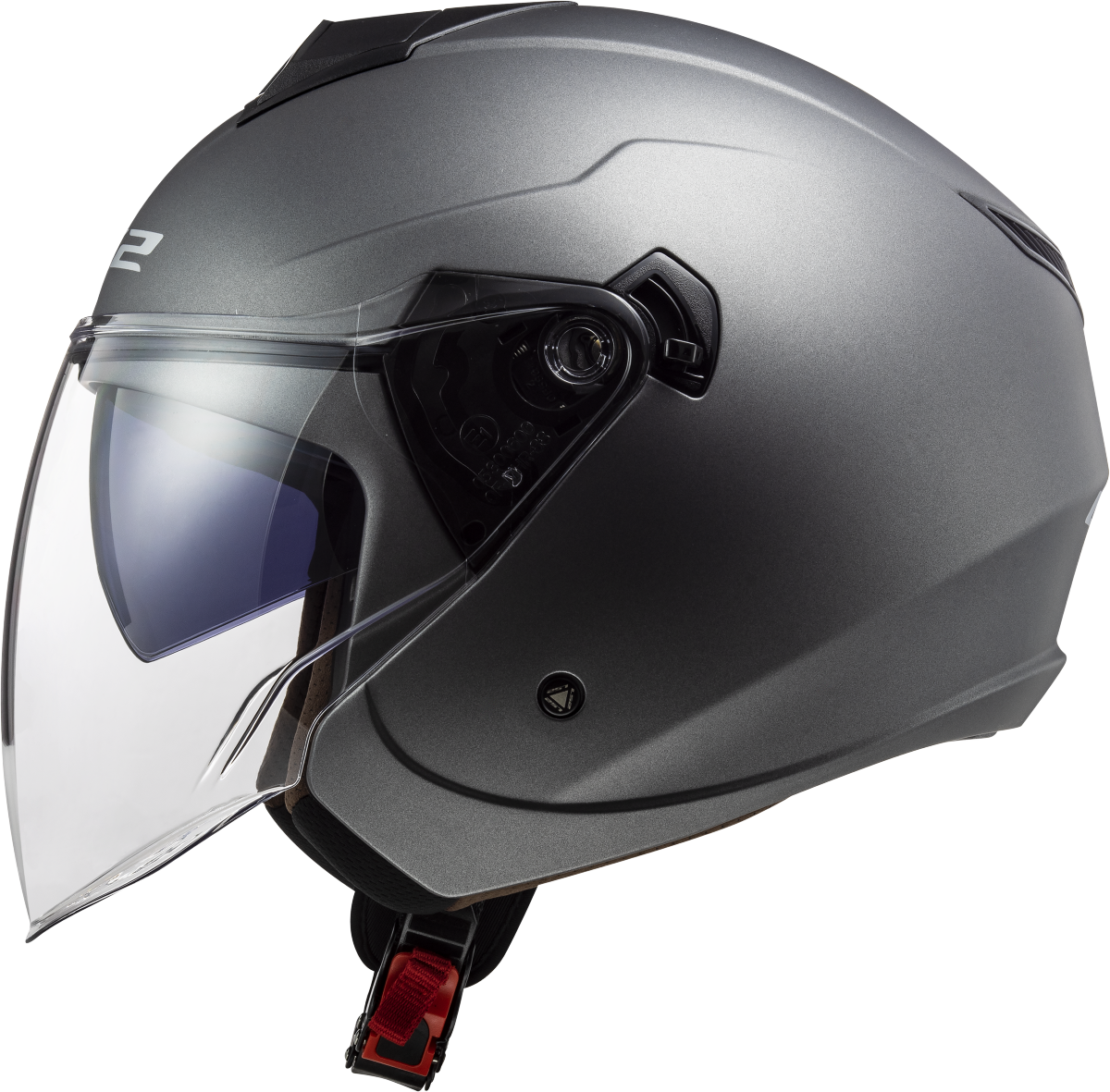 Casco LS2 OF573 TWISTER II SOLID TITANIO MATE