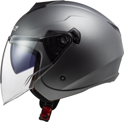 Casco LS2 OF573 TWISTER II SOLID TITANIO MATE