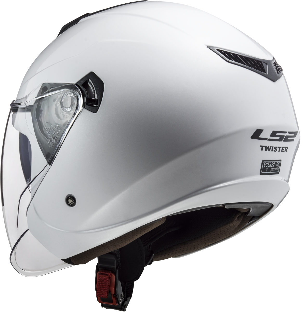 Casco LS2 OF573 TWISTER II SOLID BLANCO 3