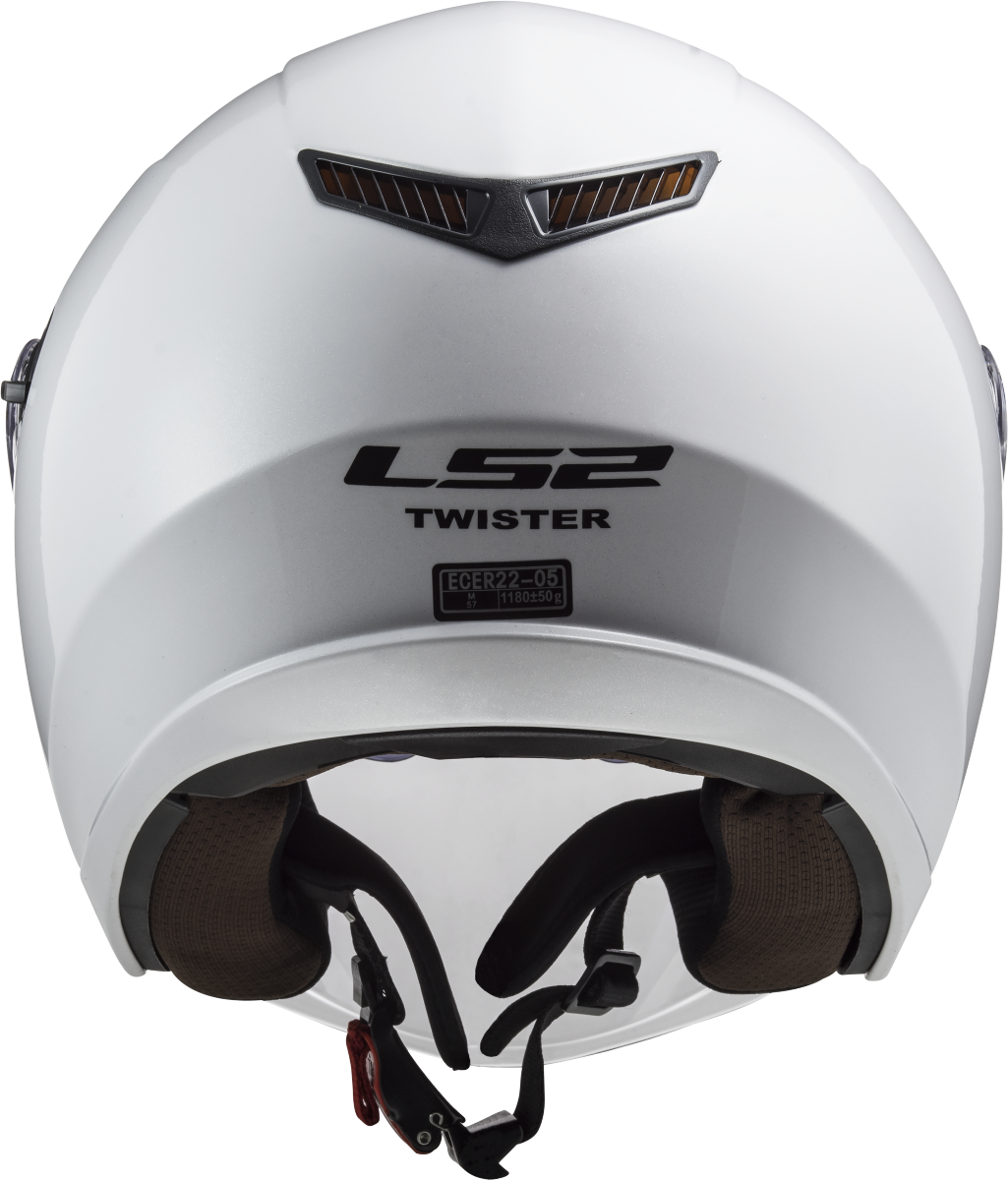 Casco LS2 OF573 TWISTER II SOLID BLANCO 2