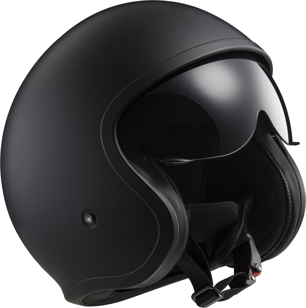 Casco LS2 OF599 SPITFIRE SOLID NEGRO MATE 3