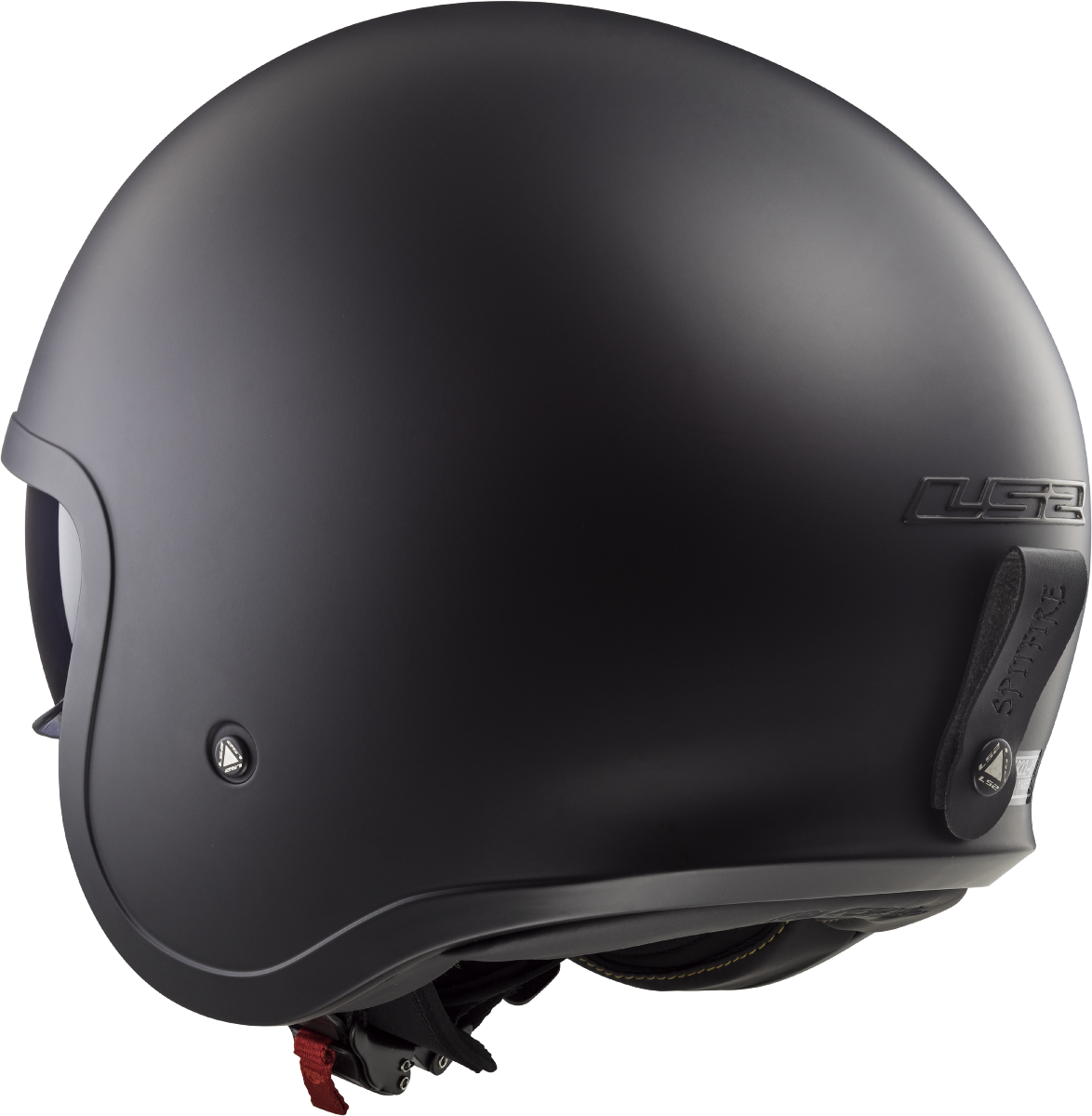 Casco LS2 OF599 SPITFIRE SOLID NEGRO MATE 8