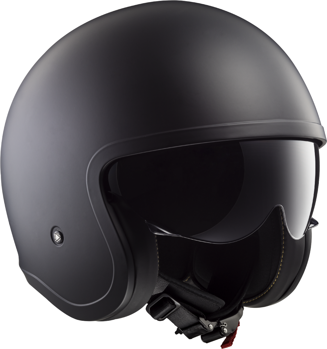 Casco LS2 OF599 SPITFIRE SOLID NEGRO MATE 12