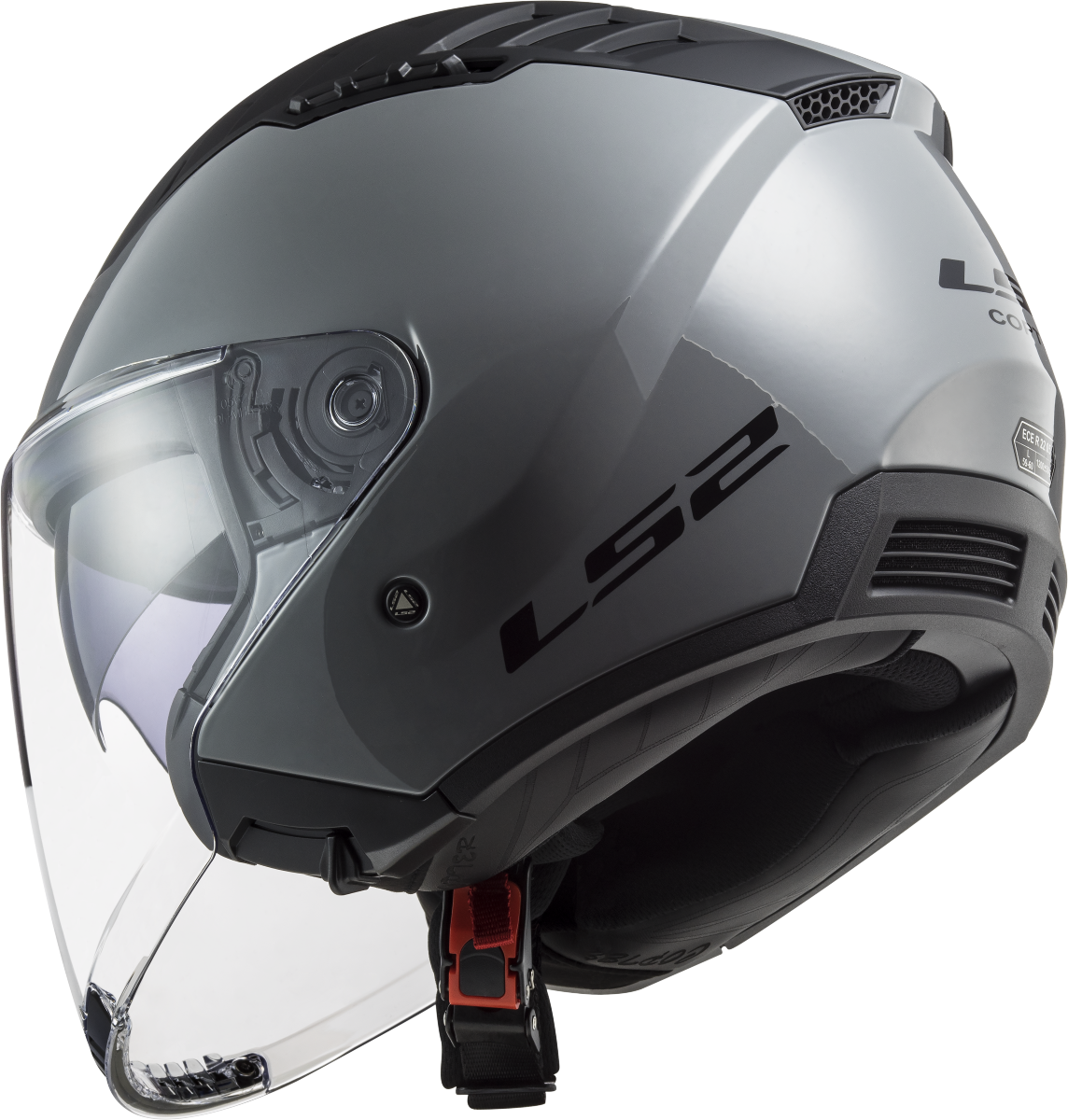 Casco LS2 OF600 COPTER SOLID GRIS NARDO 4