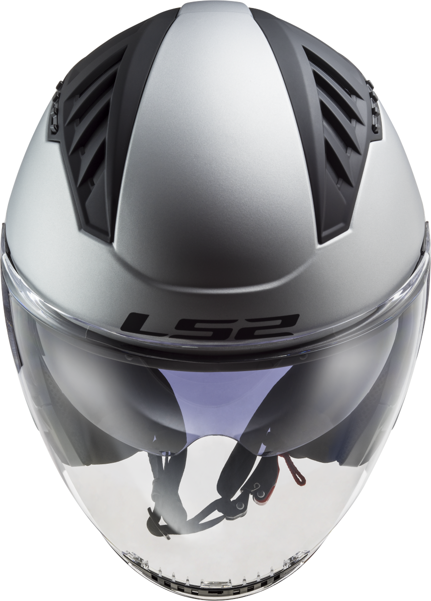 Casco LS2 OF600 COPTER SOLID PLATA MATE 1