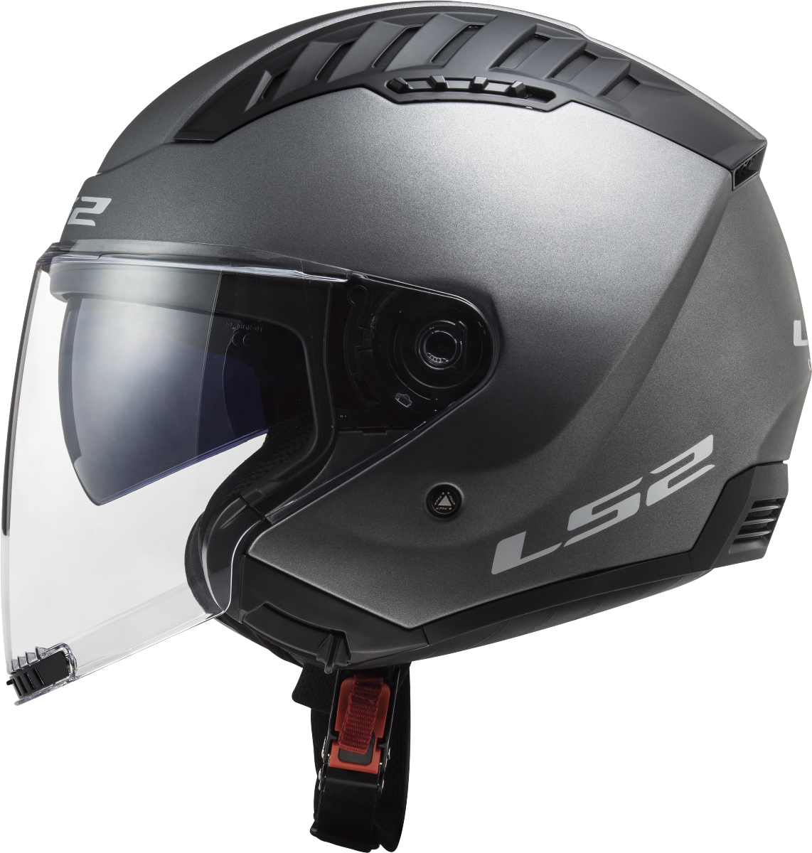 Casco LS2 OF600 COPTER SOLID TITANIO MATE