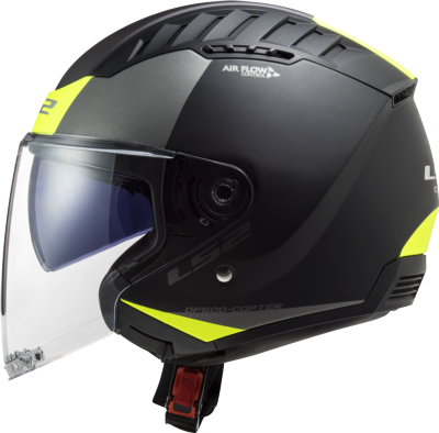 Casco LS2 OF600 COPTER URBANE NEGRO MATE/AMARILLO