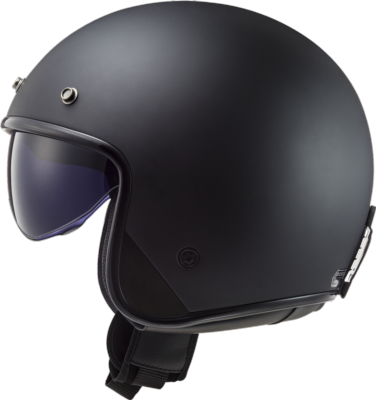 Casco LS2 OF601 BOB SOLID NEGRO MATE