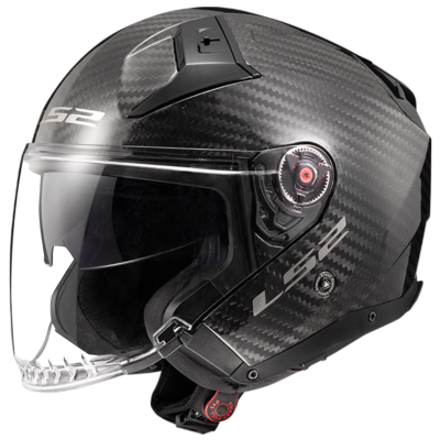 Casco LS2 OF603 INFINITY II CARBONO SOLID CARBON ECE 22.06