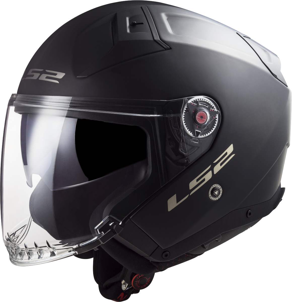 Casco LS2 OF603 INFINITY II SOLID NEGRO MATE ECE 22.06