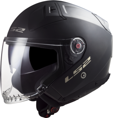 Casco LS2 OF603 INFINITY II SOLID NEGRO MATE ECE 22.06