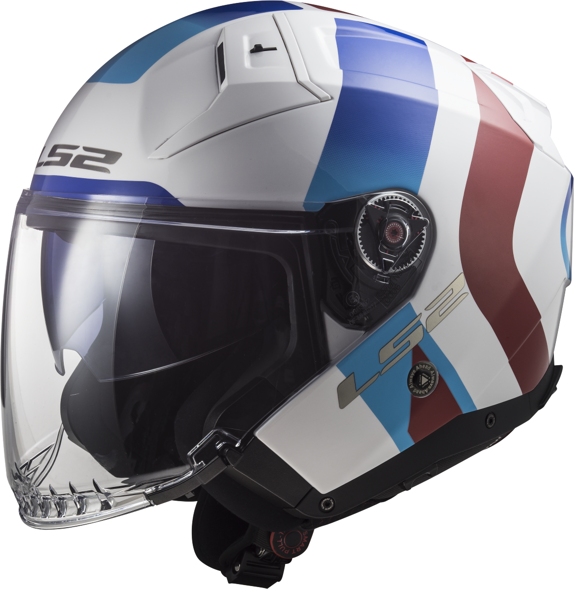 Casco LS2 OF603 INFINITY II SPECIAL BLANCO/AZUL/ROJO ECE 22.06