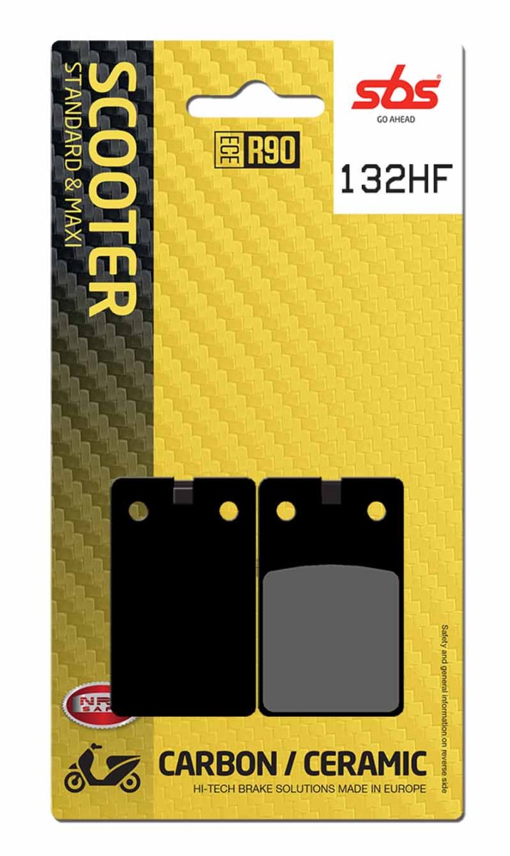 Pastillas de freno SBS 132HF (Brembo 07008)