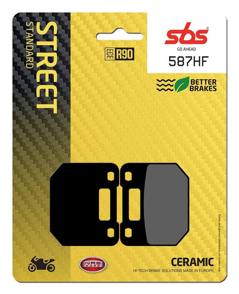 Pastillas de freno SBS 587HF (Brembo 07SU10)