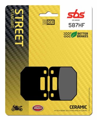 Pastillas de freno SBS 587HF (Brembo 07SU10)