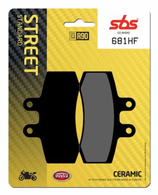 Pastillas de freno SBS 681HF (Brembo 07GR21)