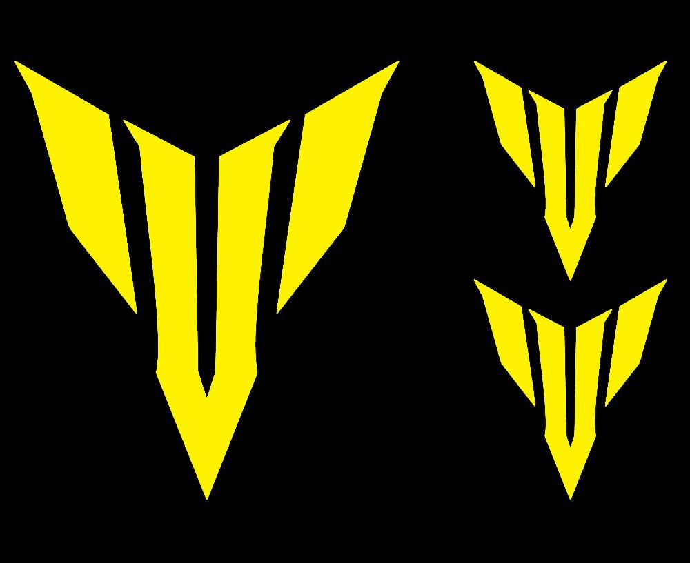 Adhesivo LOGO YAMAHA MT (3 PIEZAS)