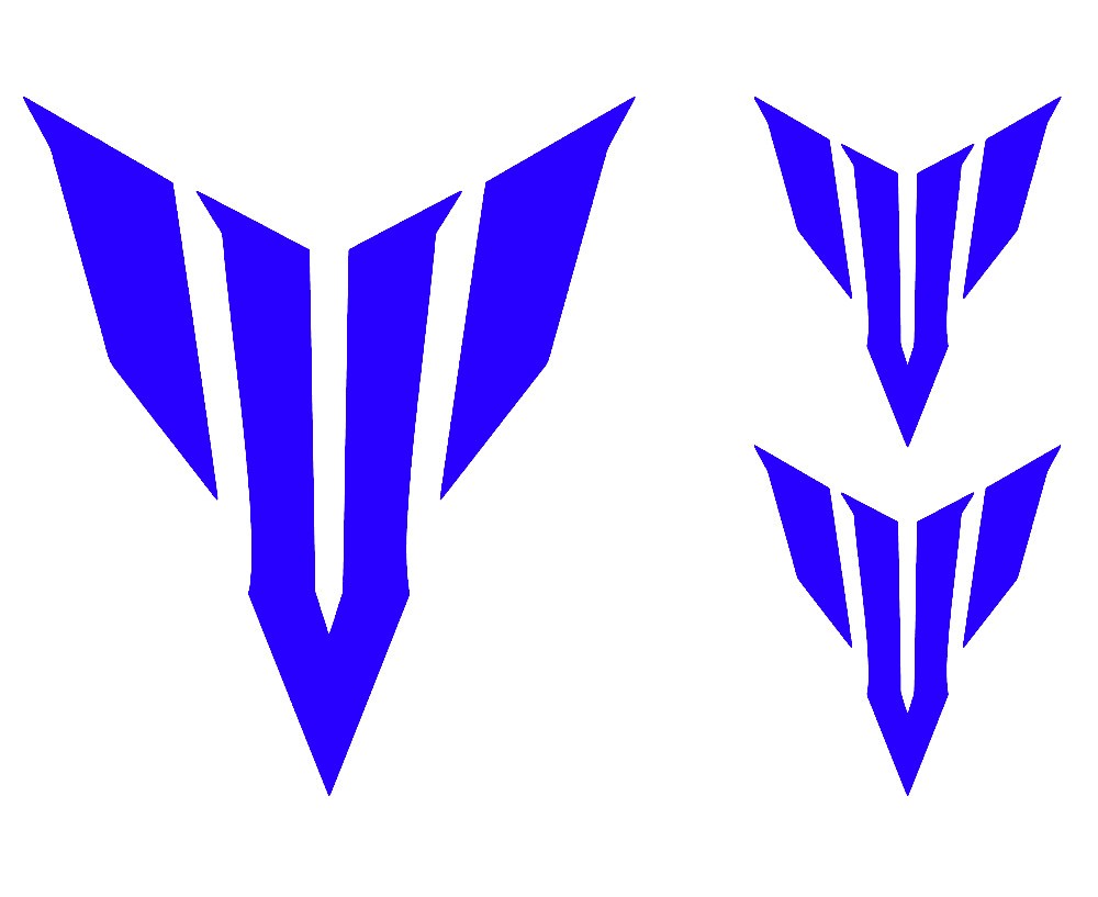 kit adhesivos yamaha mt vinilo 3 piezas