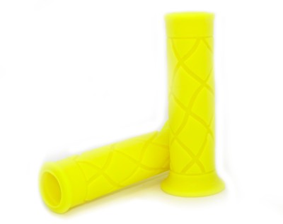 Puños Scooter Domino Gp Amarillo Fluor