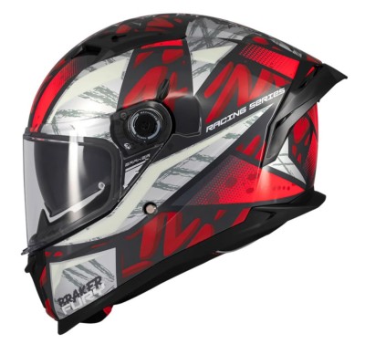 Casco Integral MT BRAKER SV FURY C5 Rojo Brillo