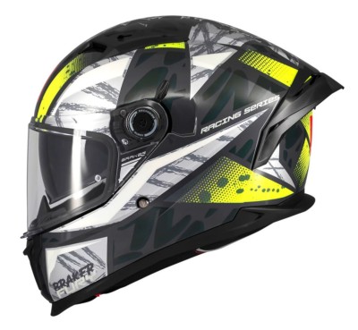 Casco Integral MT BRAKER SV FURY C6 Amarillo Brillo