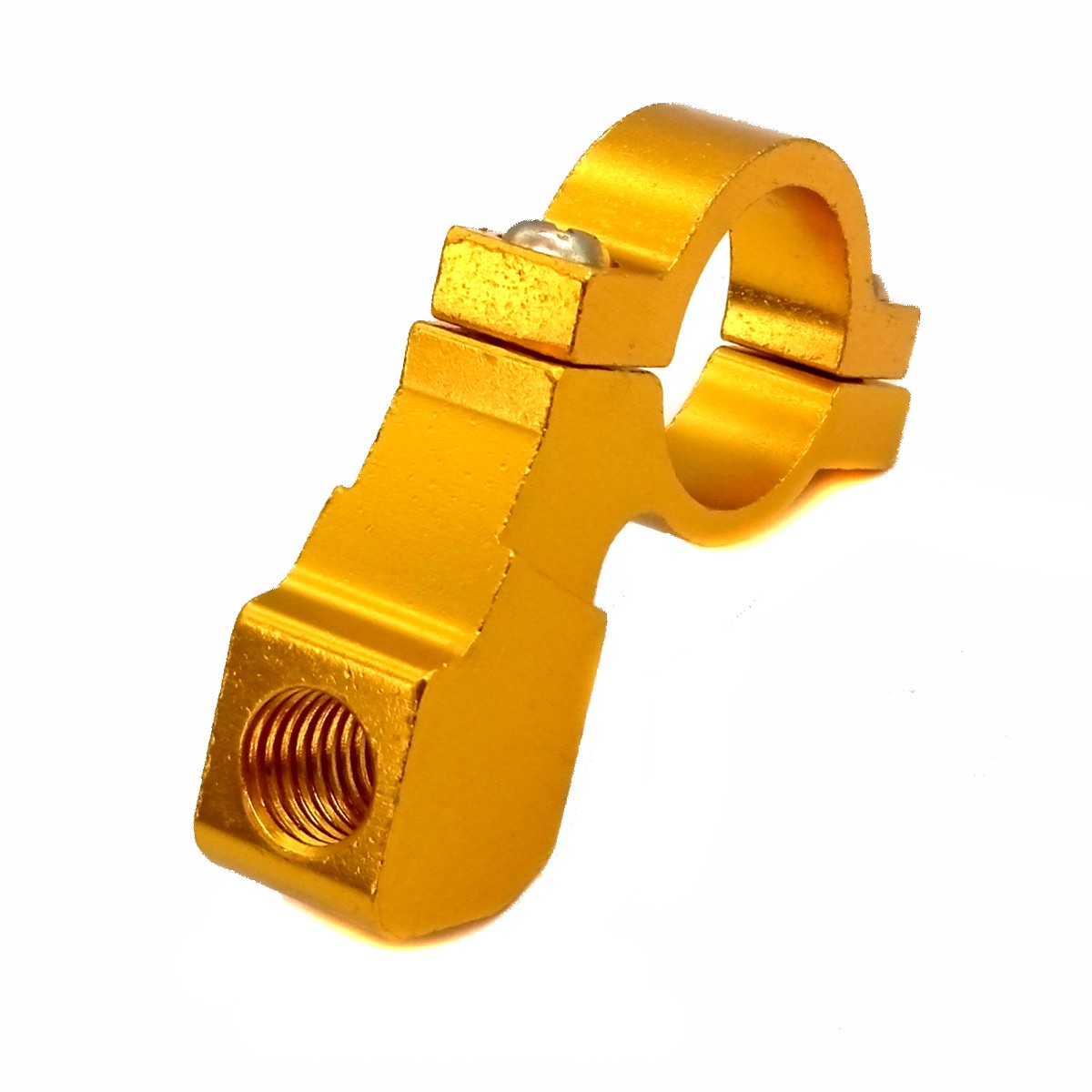 Bridas Manillar para espejo M-10 Derecha D.22mm Oro 2