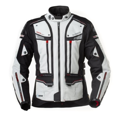 Chaqueta moto verano hombre Rainers modelo JEREZ Negro Fluor