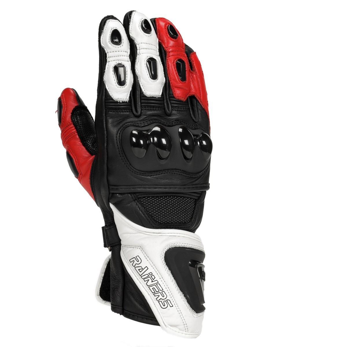 Guantes RAINERS X-PRO ROJO RACING PIEL 