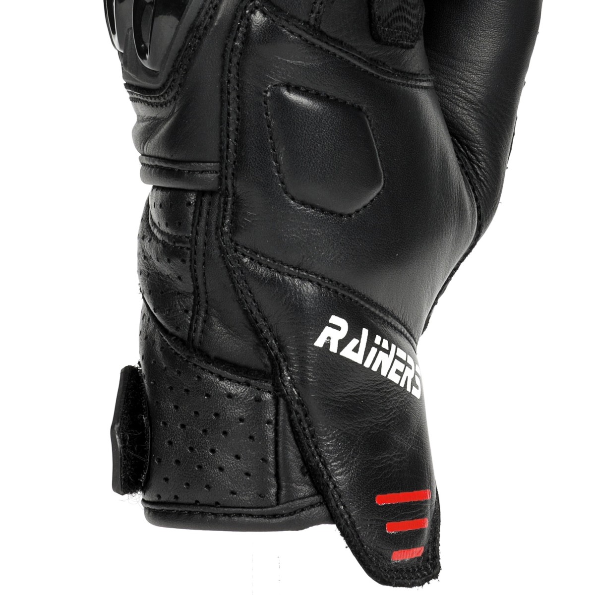 Guantes RAINERS ALFA NEGROS VERANO PIEL 1