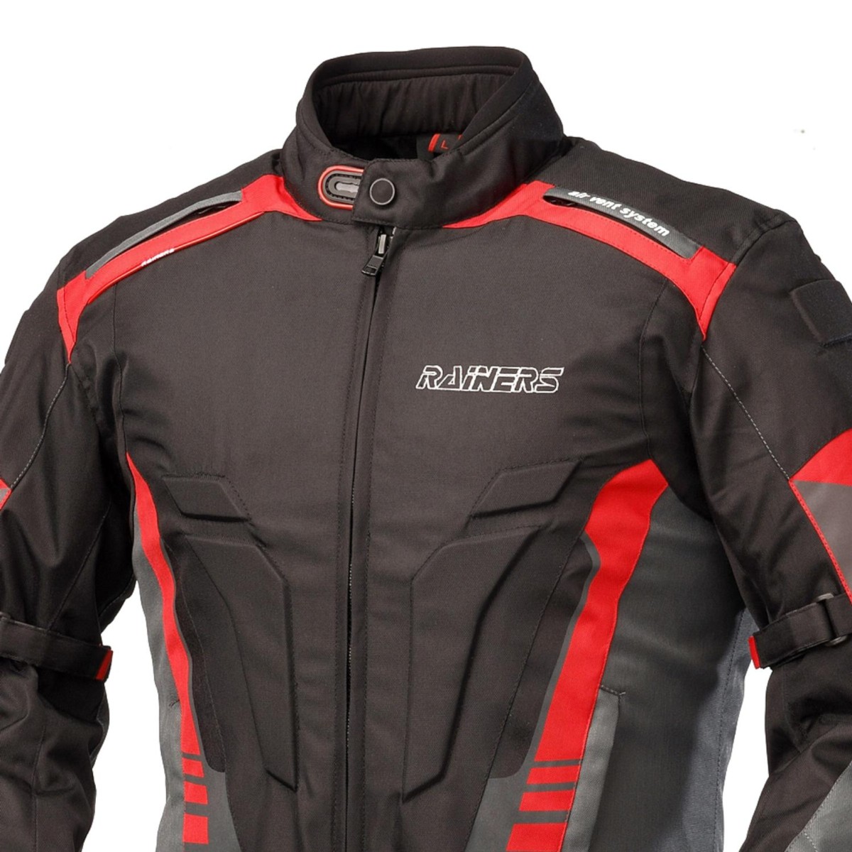 Chaqueta RAINERS CALIFORNIA NEGRA/ROJA INVIERNO Impermeable 1