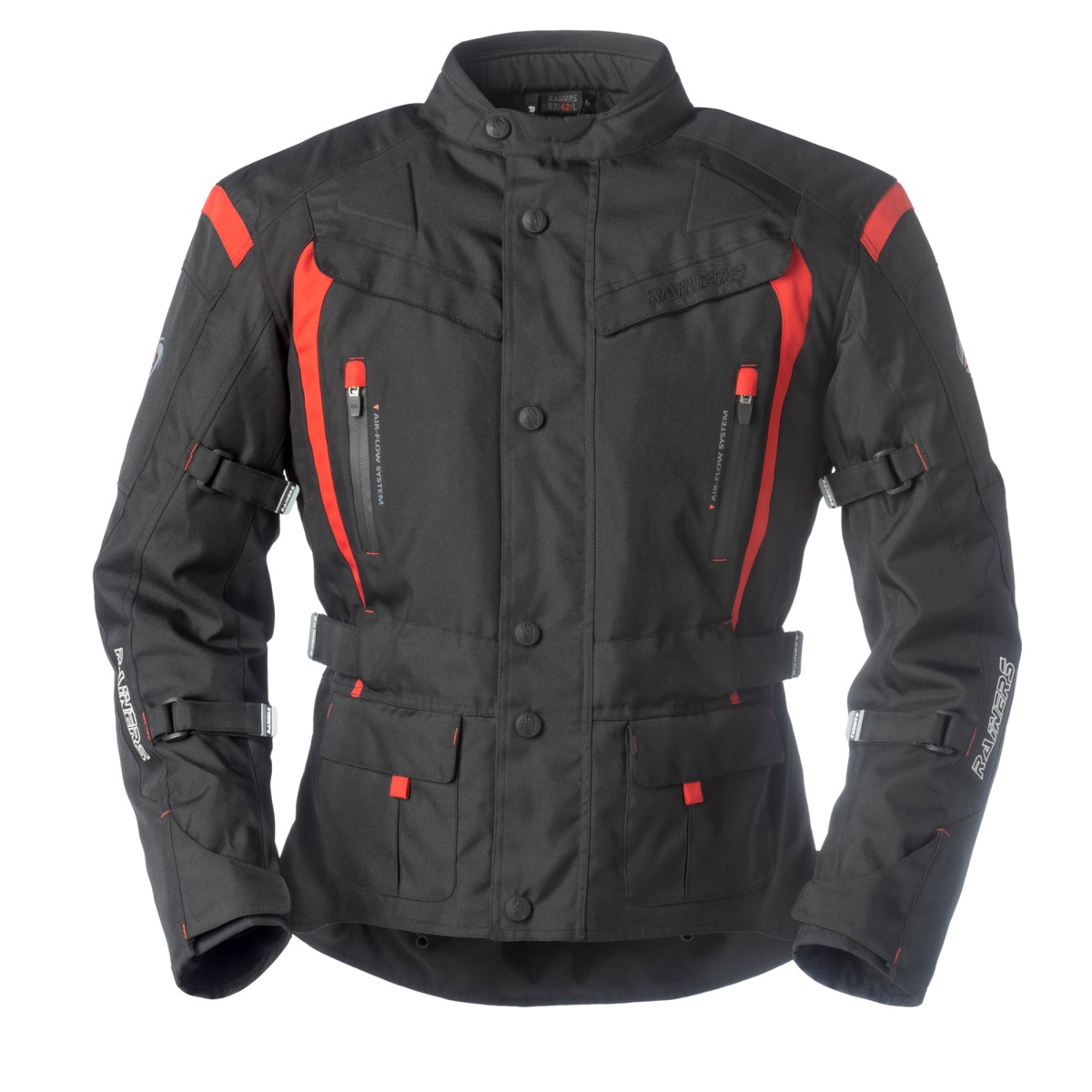 Chaqueta RAINERS DEISMAN NEGRA/ROJA INVIERNO Impermeable 